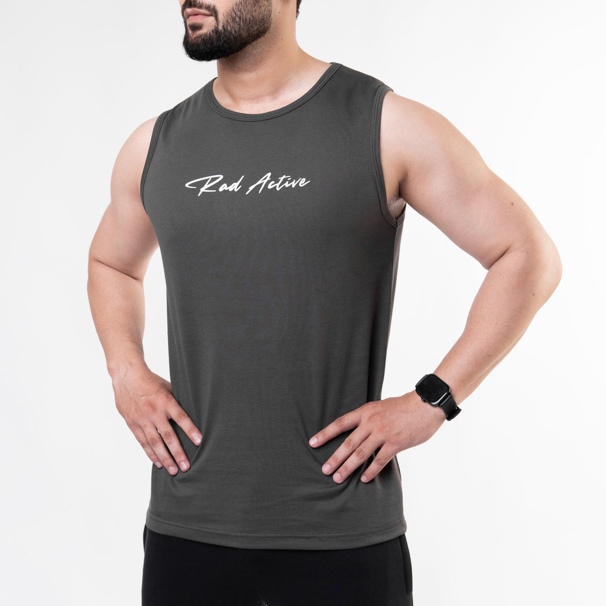 Gray &quot;Rad Active&quot; Tank Top