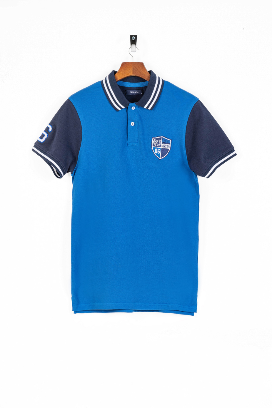 Royal Blue Contrast Polo Shirt