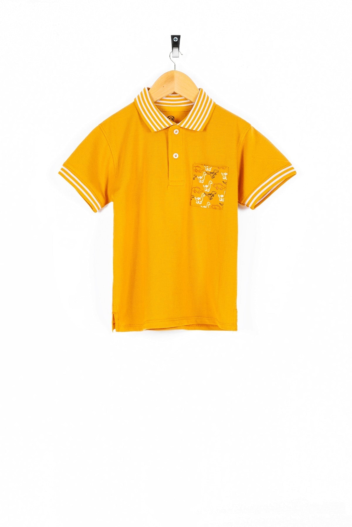 Animal Pocket Tipped Boy&#39;s Polo Shirt