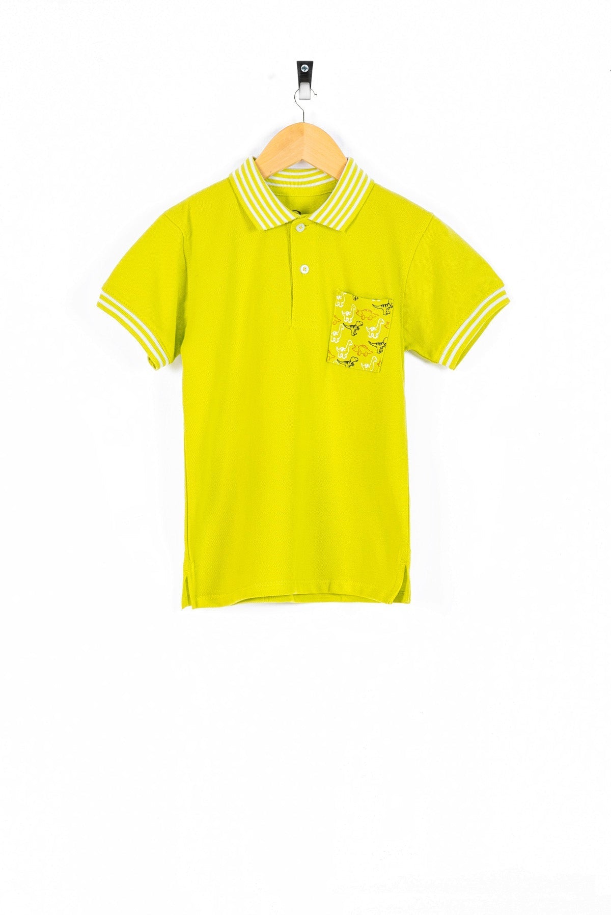 Animal Pocket Tipped Boy&#39;s Polo Shirt