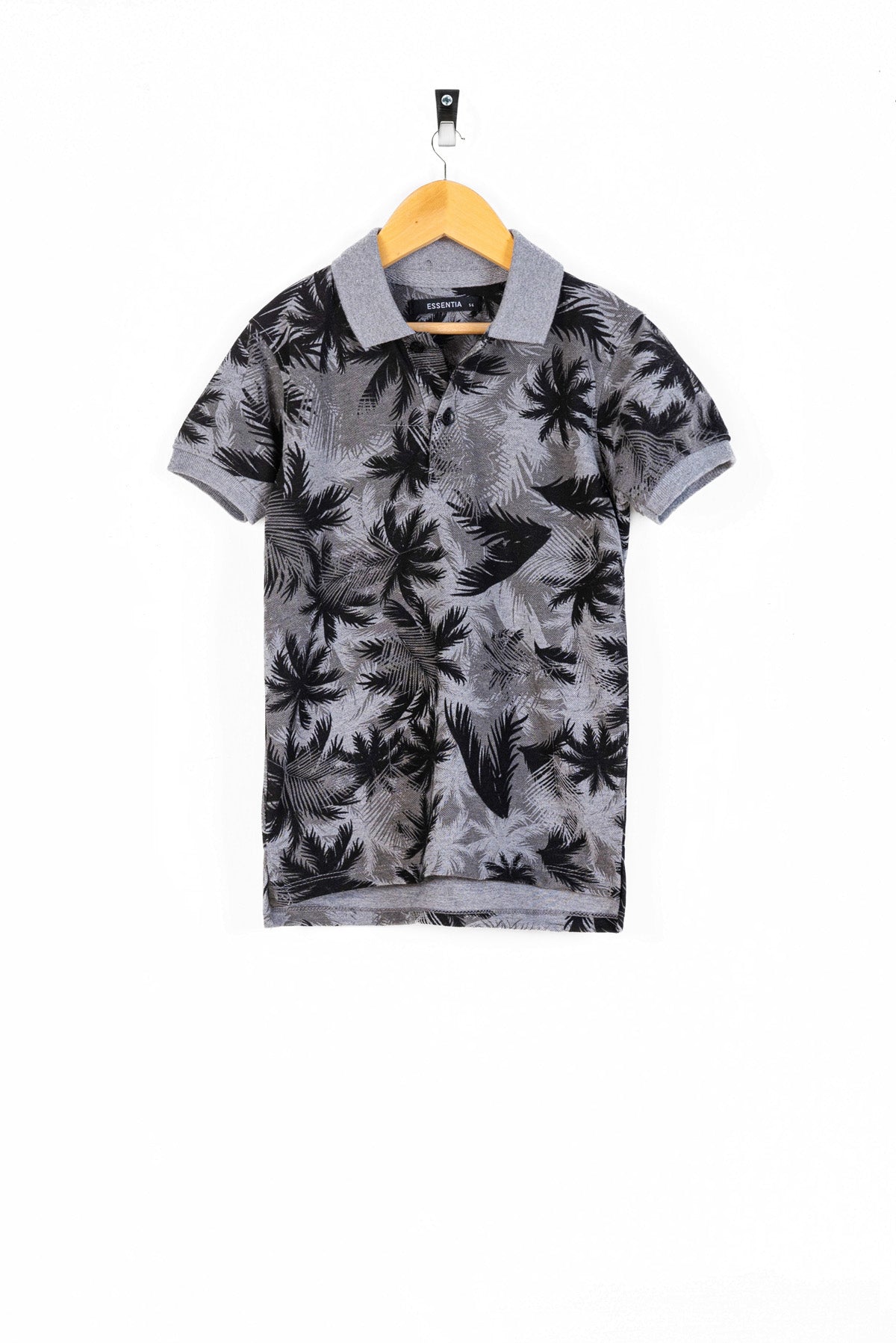 Boy&#39;s Tropical Printed Polo Shirt.