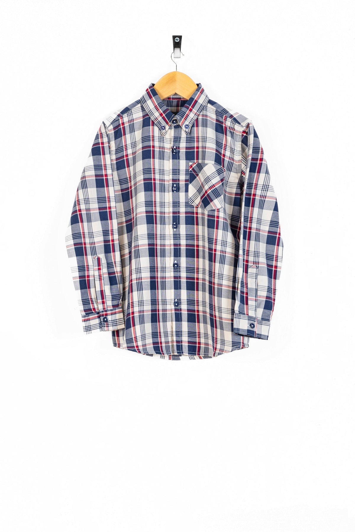 Checked Boy&#39;s Casual Shirt