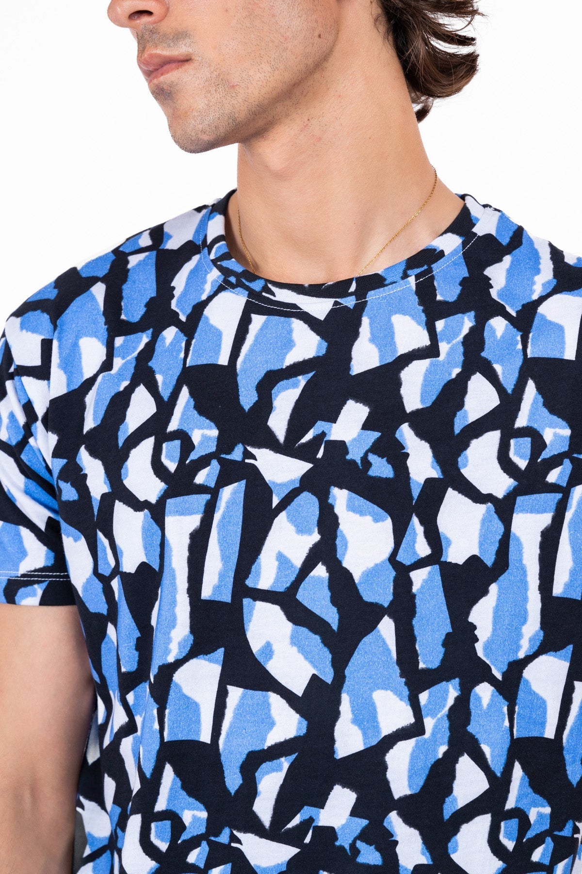 Abstract Geometrical Printed T-Shirt