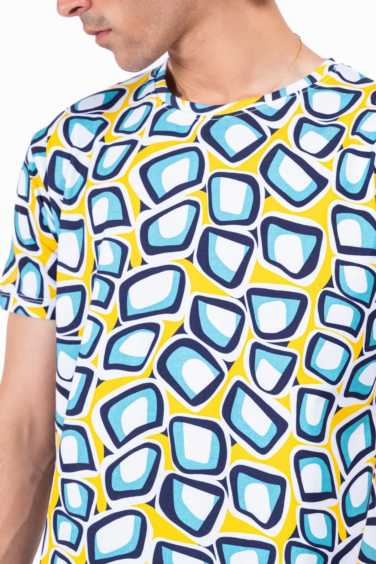 Abstract Geometrical Printed T-Shirt