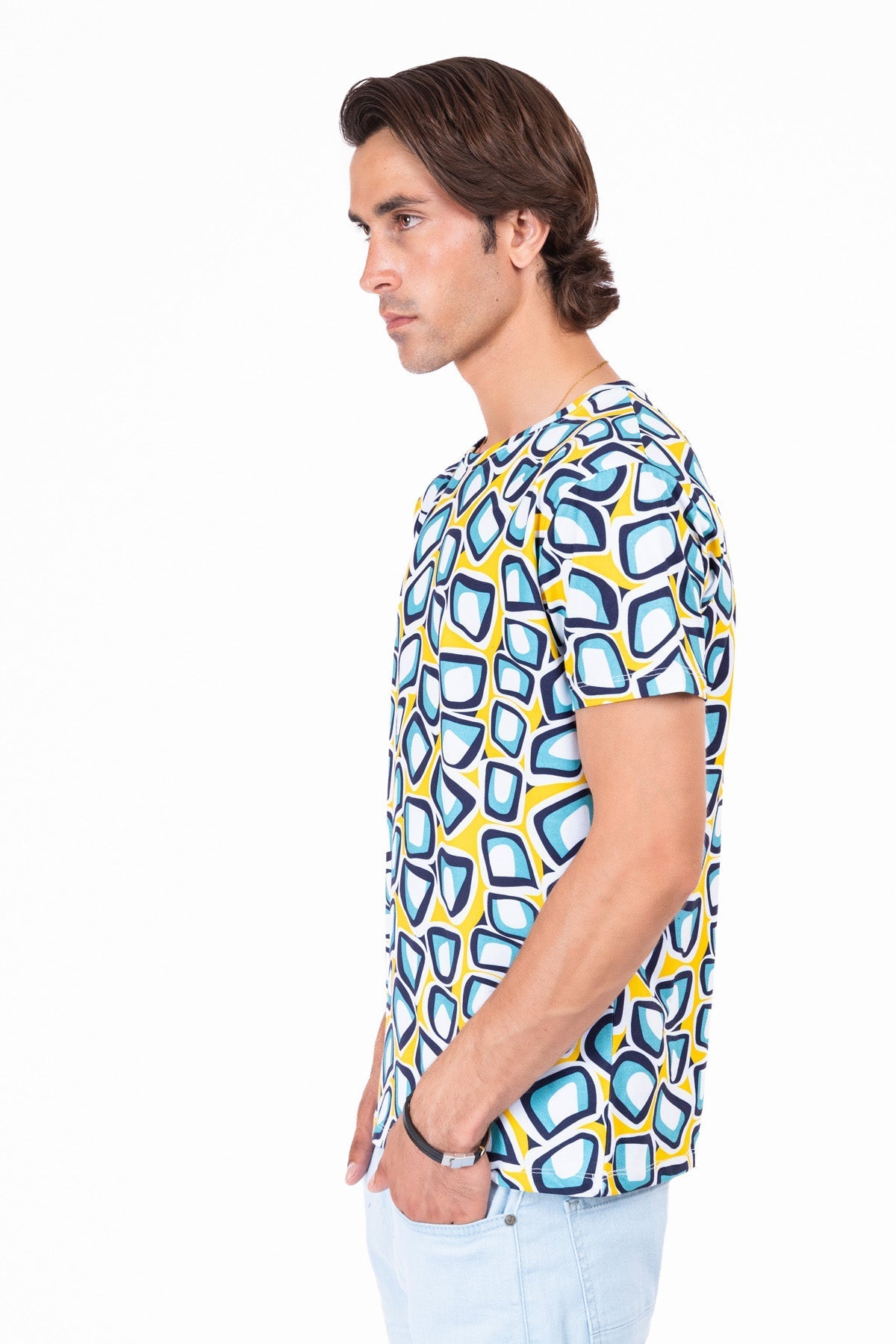 Abstract Geometrical Printed T-Shirt