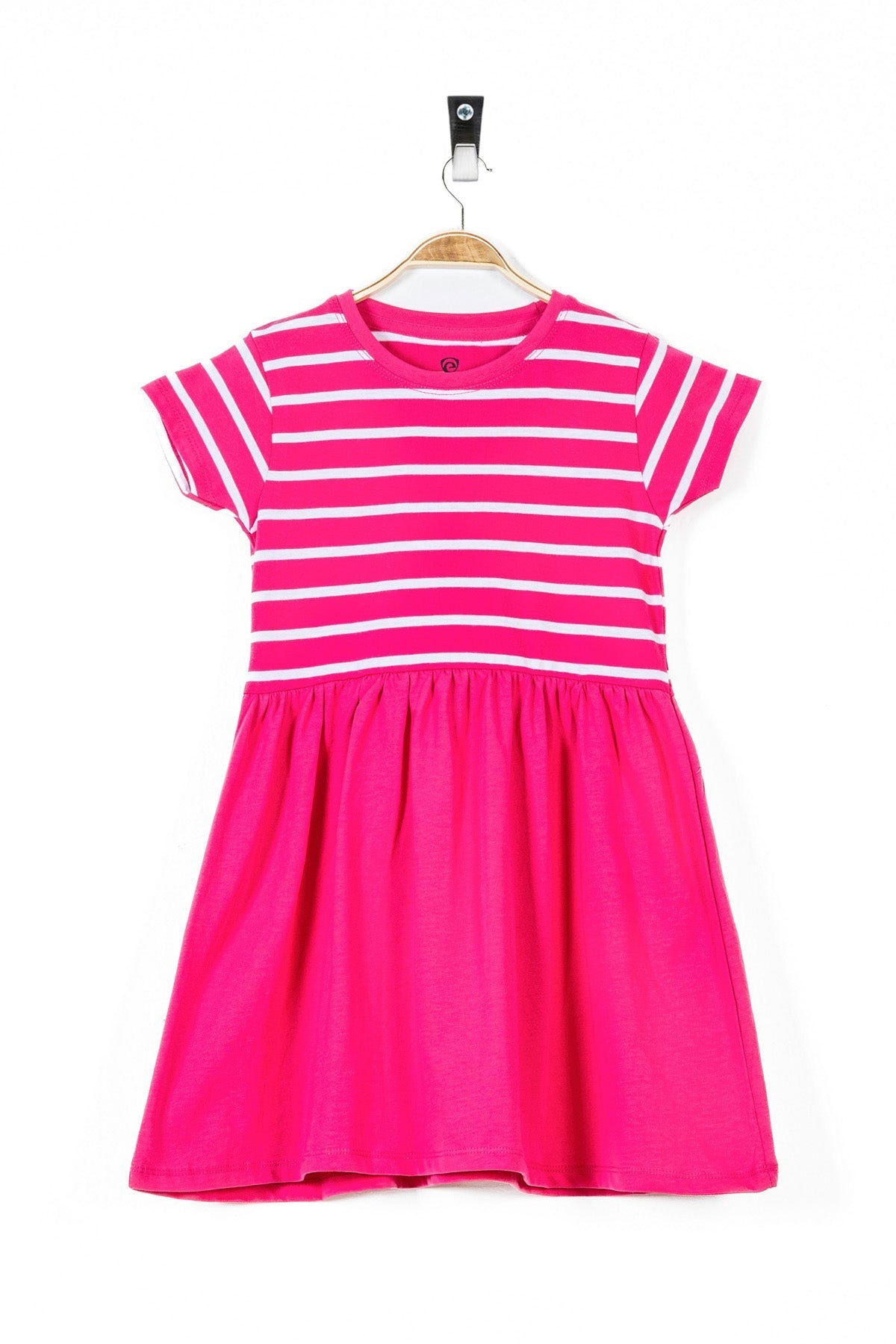 Pink Striped Jersey Girl&#39;s Top