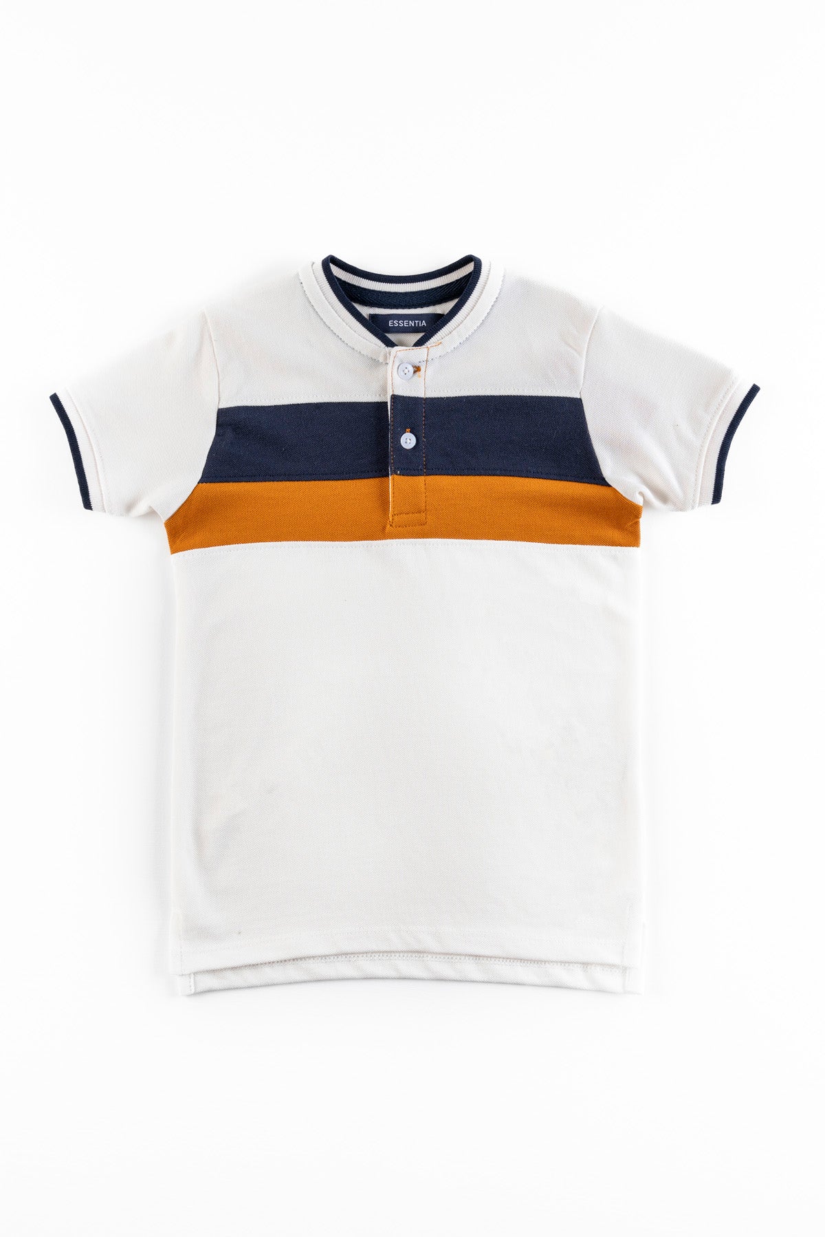 Colour Block Boy&#39;s Polo Shirt.