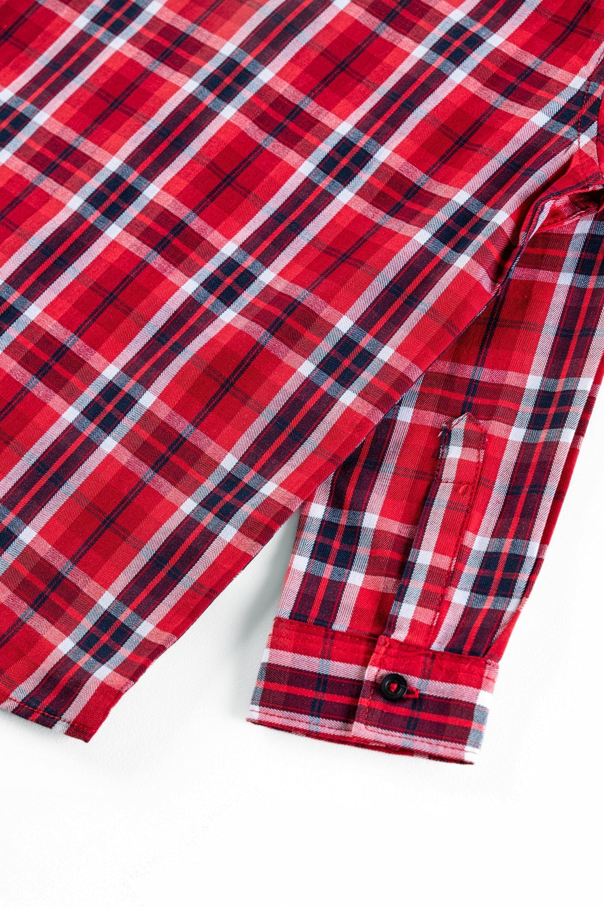 Red Checked Boy&#39;s Shirt