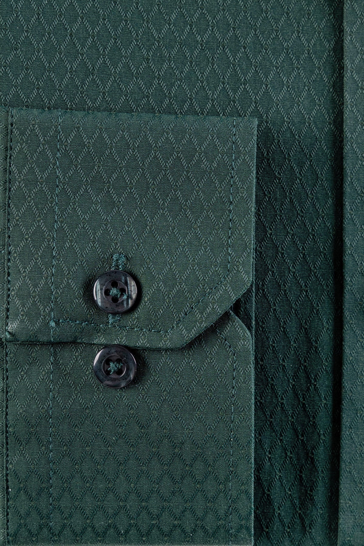 Men&#39;s Green Texture Dress Shirt