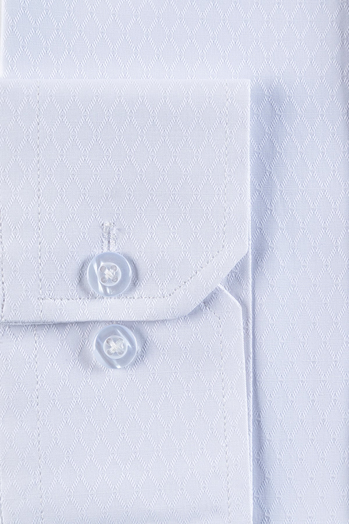 Men&#39;s White Texture Dress Shirt