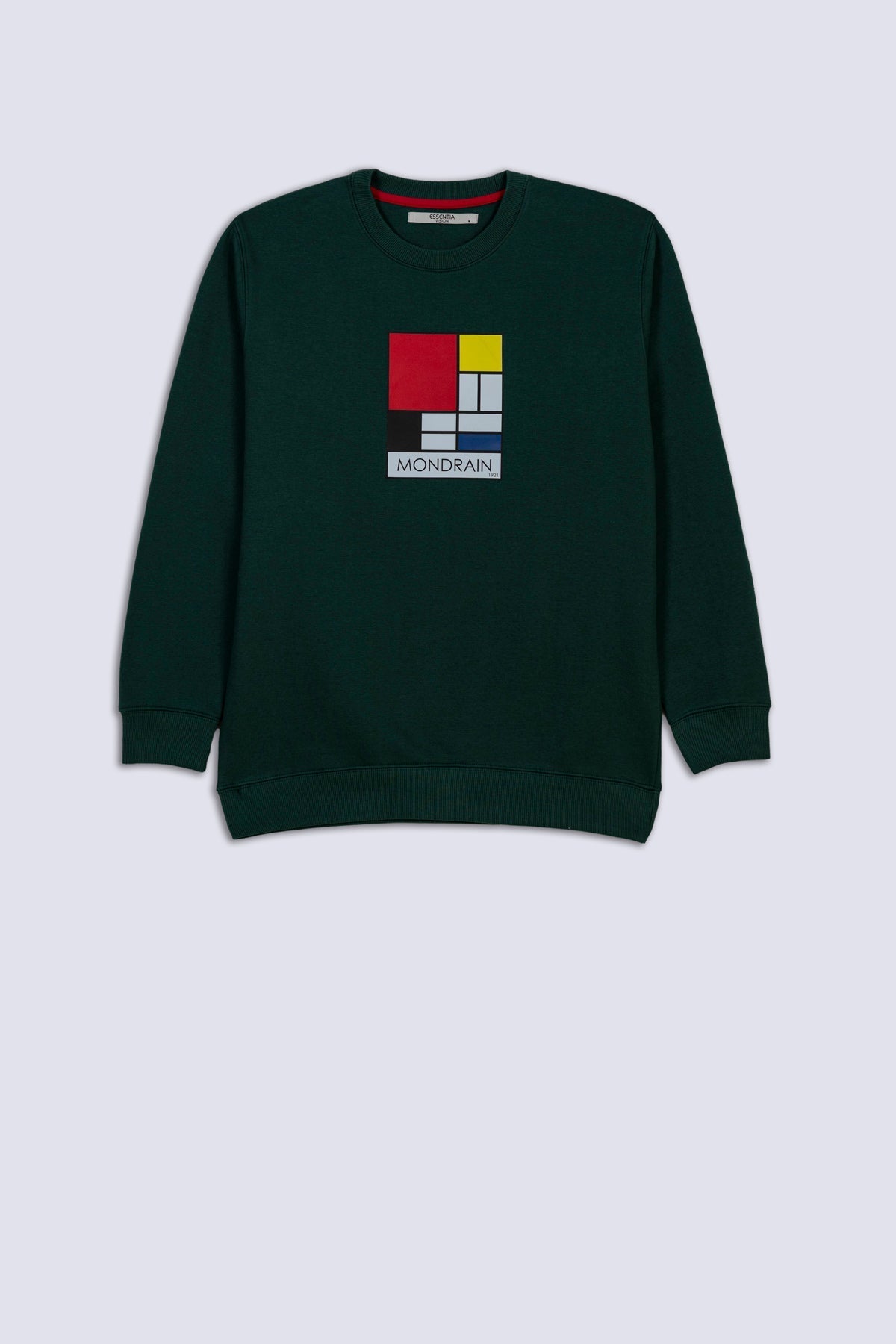 Green Mondrian Men&#39;s Sweatshirt