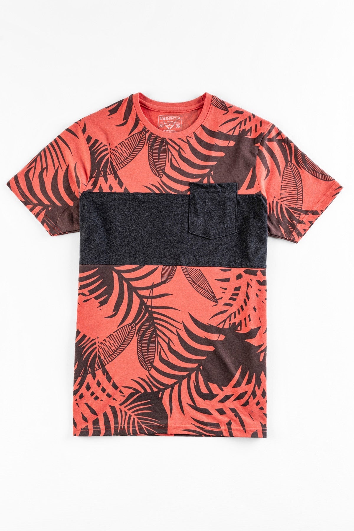 Peach Tropical Men&#39;s T-Shirt.