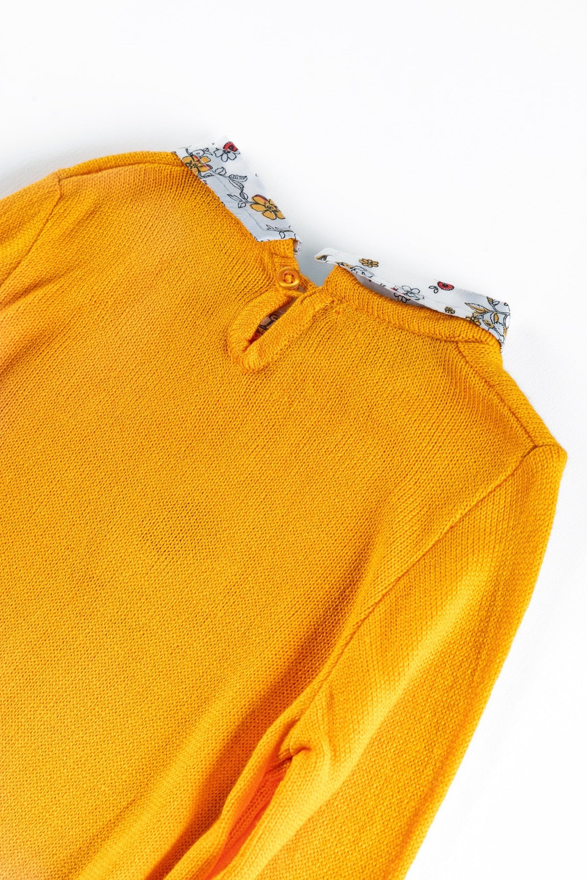 Mustard Girl&#39;s Sweater.