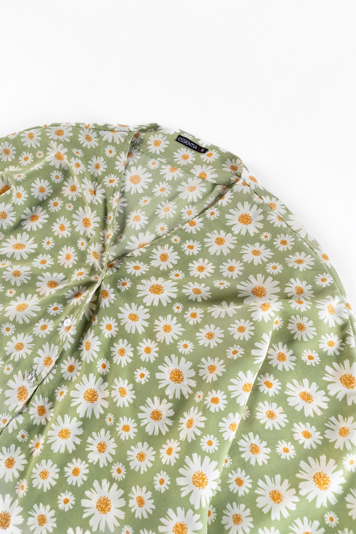 Green Floral Ladies Shirt