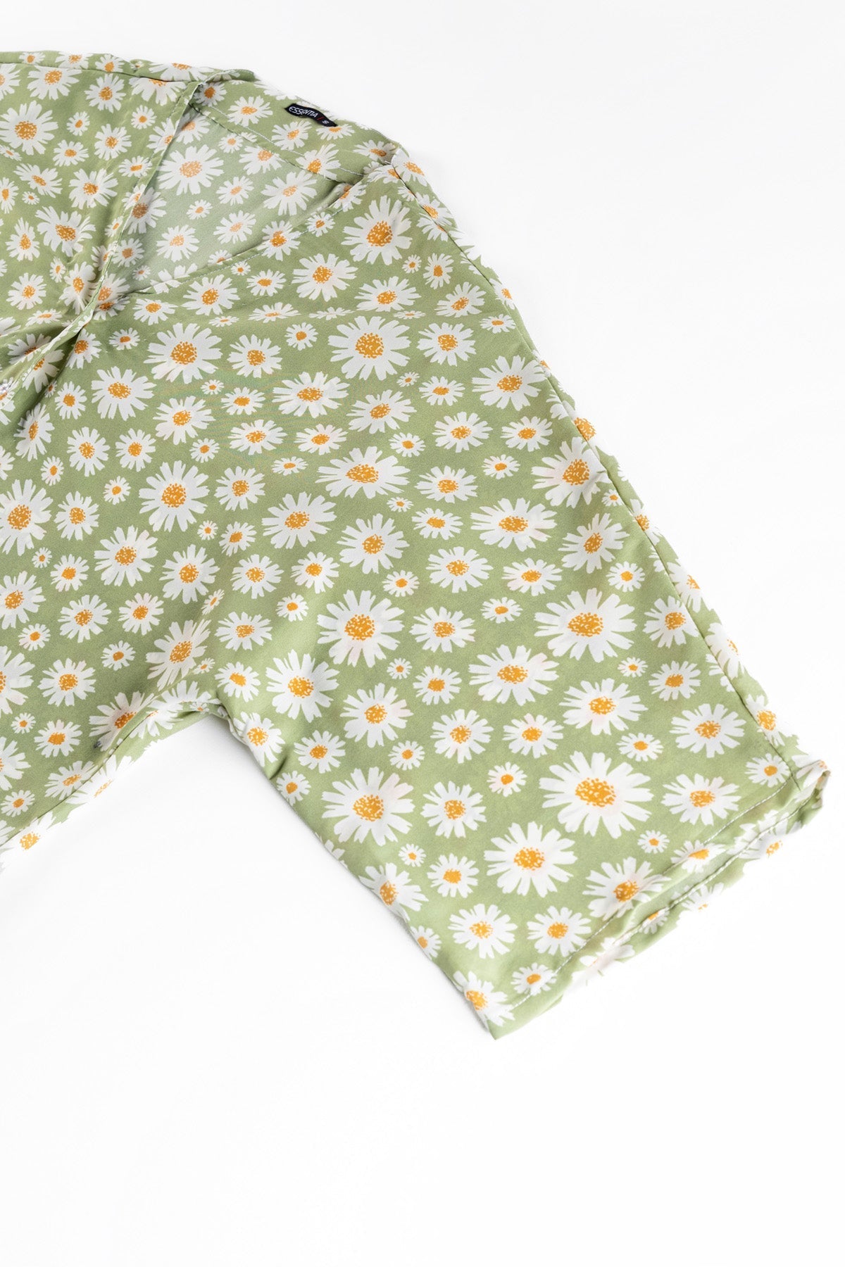 Green Floral Ladies Shirt