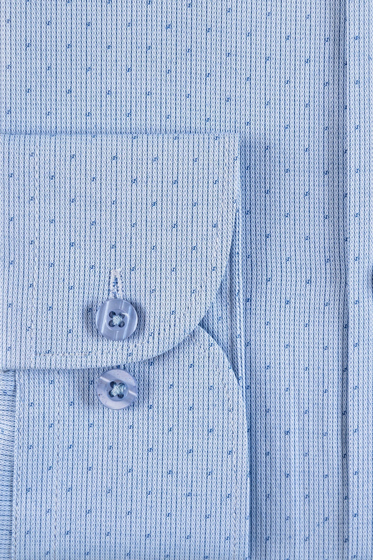 M Blue Dots Dress Shirt