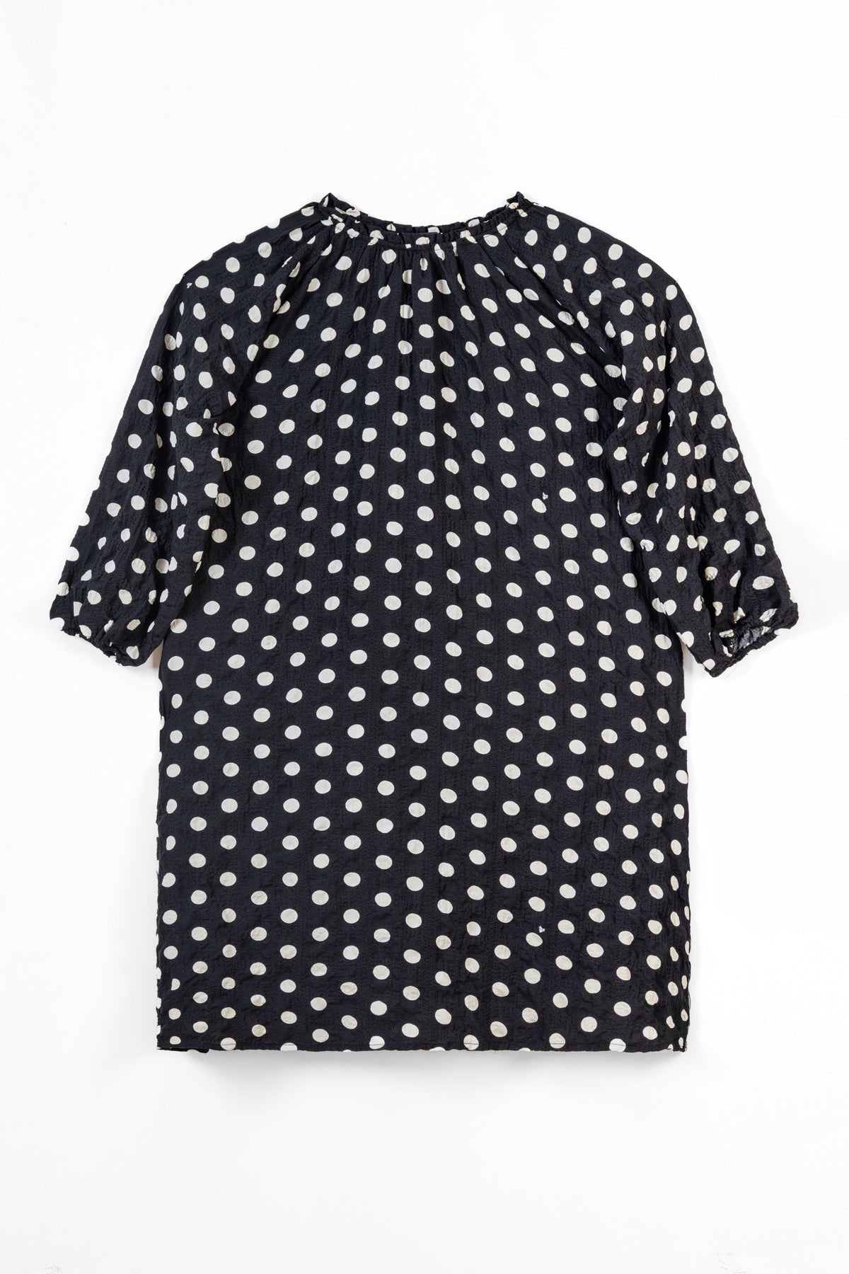 Black Polka Dots Ladies Top