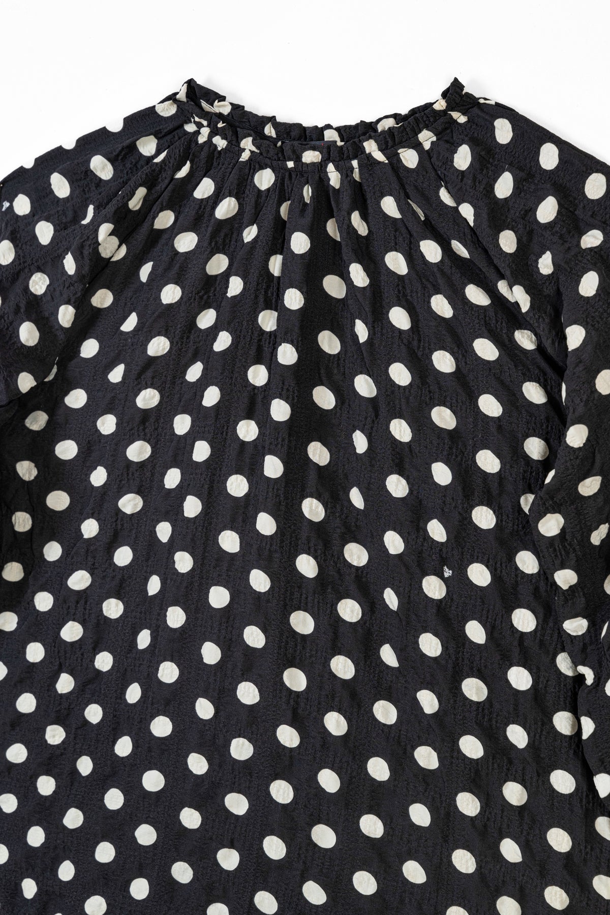 Black Polka Dots Ladies Top