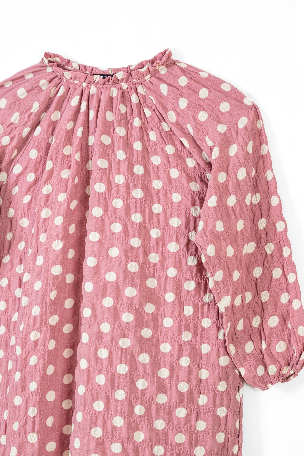 T-Pink Polka Dots Ladies Top