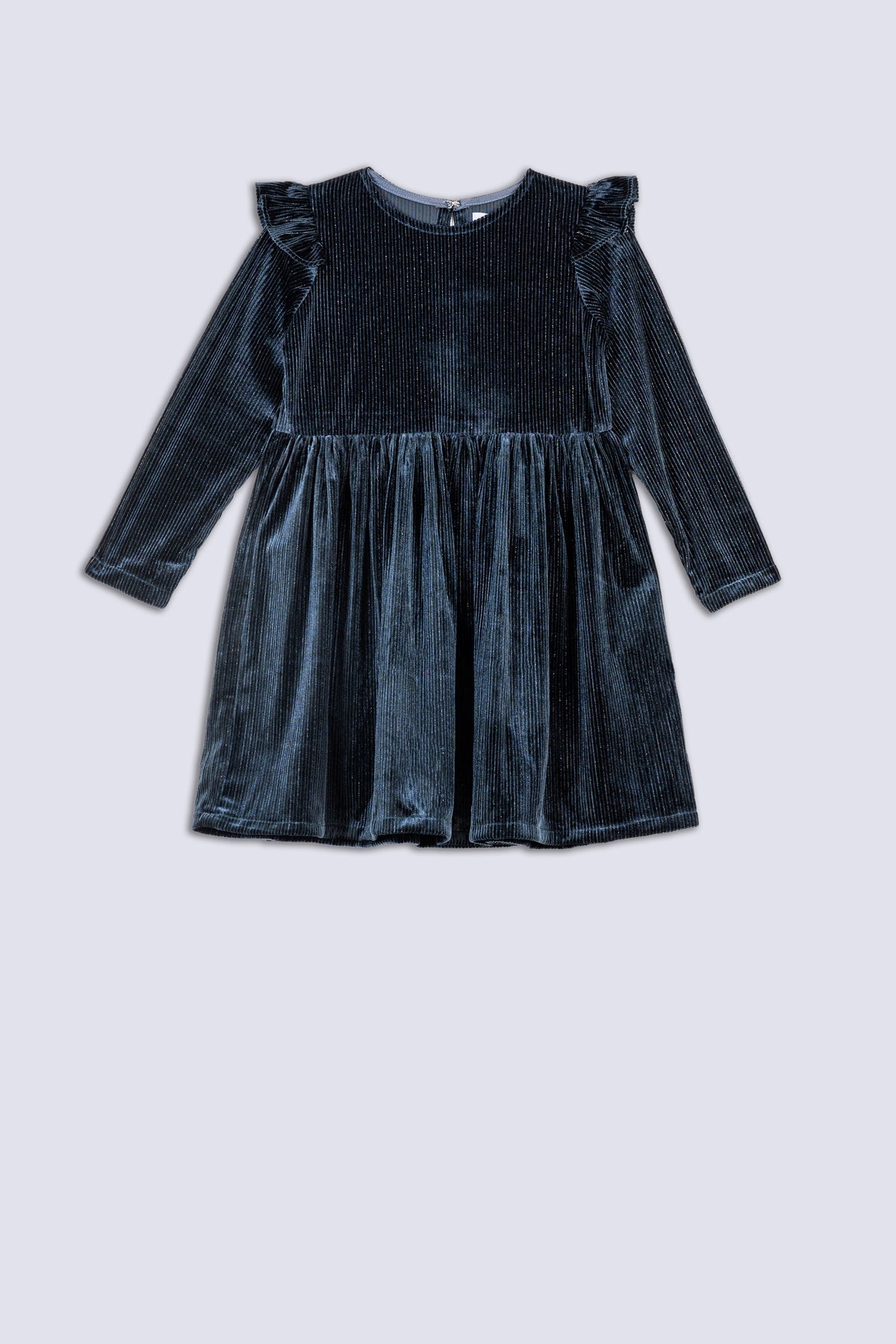 Grey Corduroy Girl&#39;s Frock