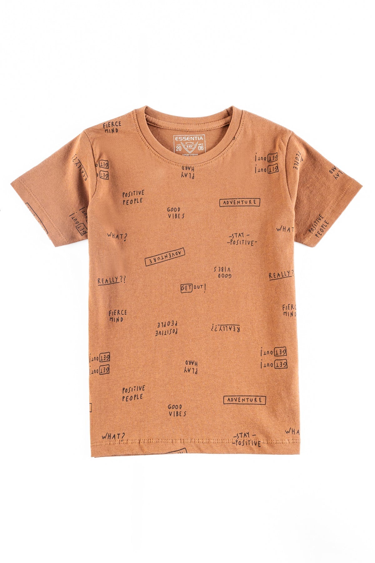 All over Brown Boy&#39;s T-Shirt.