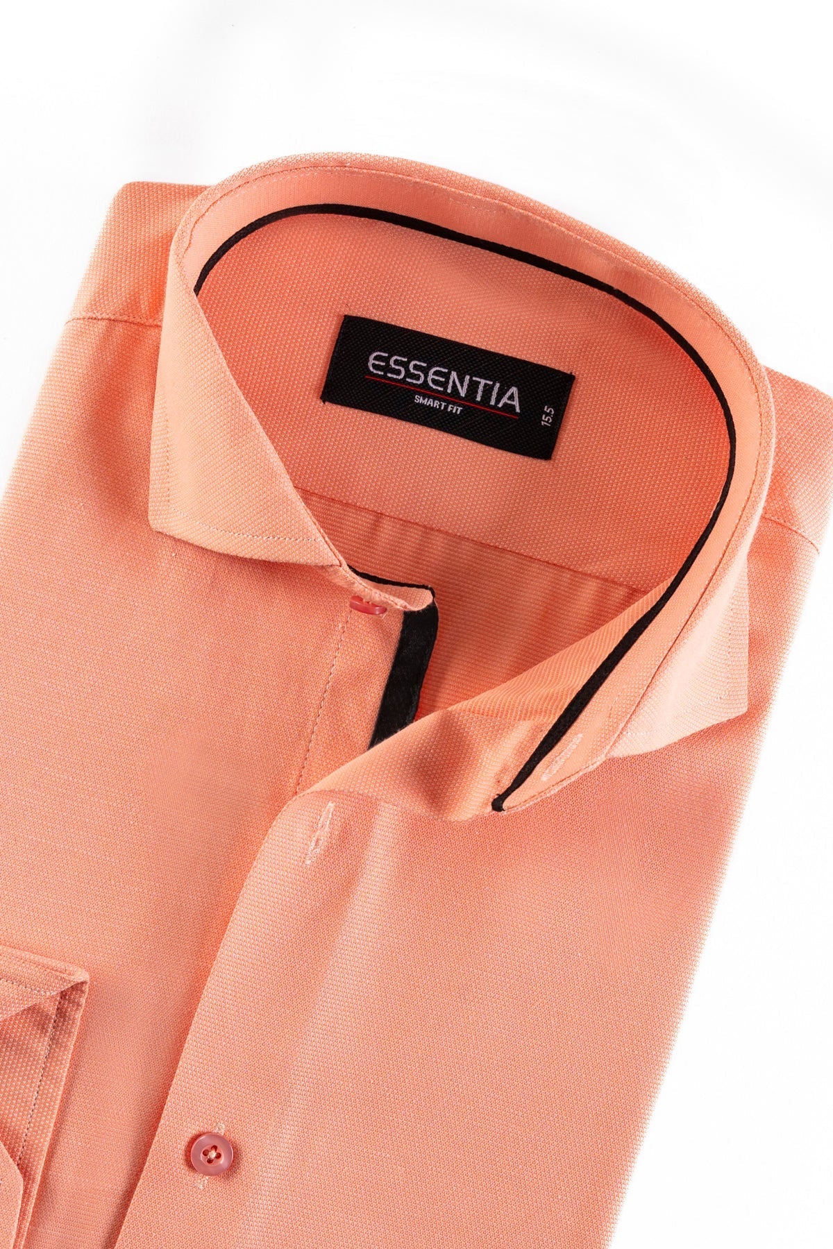 Peach Texture Men&#39;s Dress Shirt