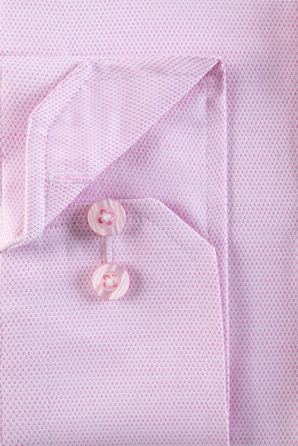 Pink Textured Men&#39;s Dress Shirt