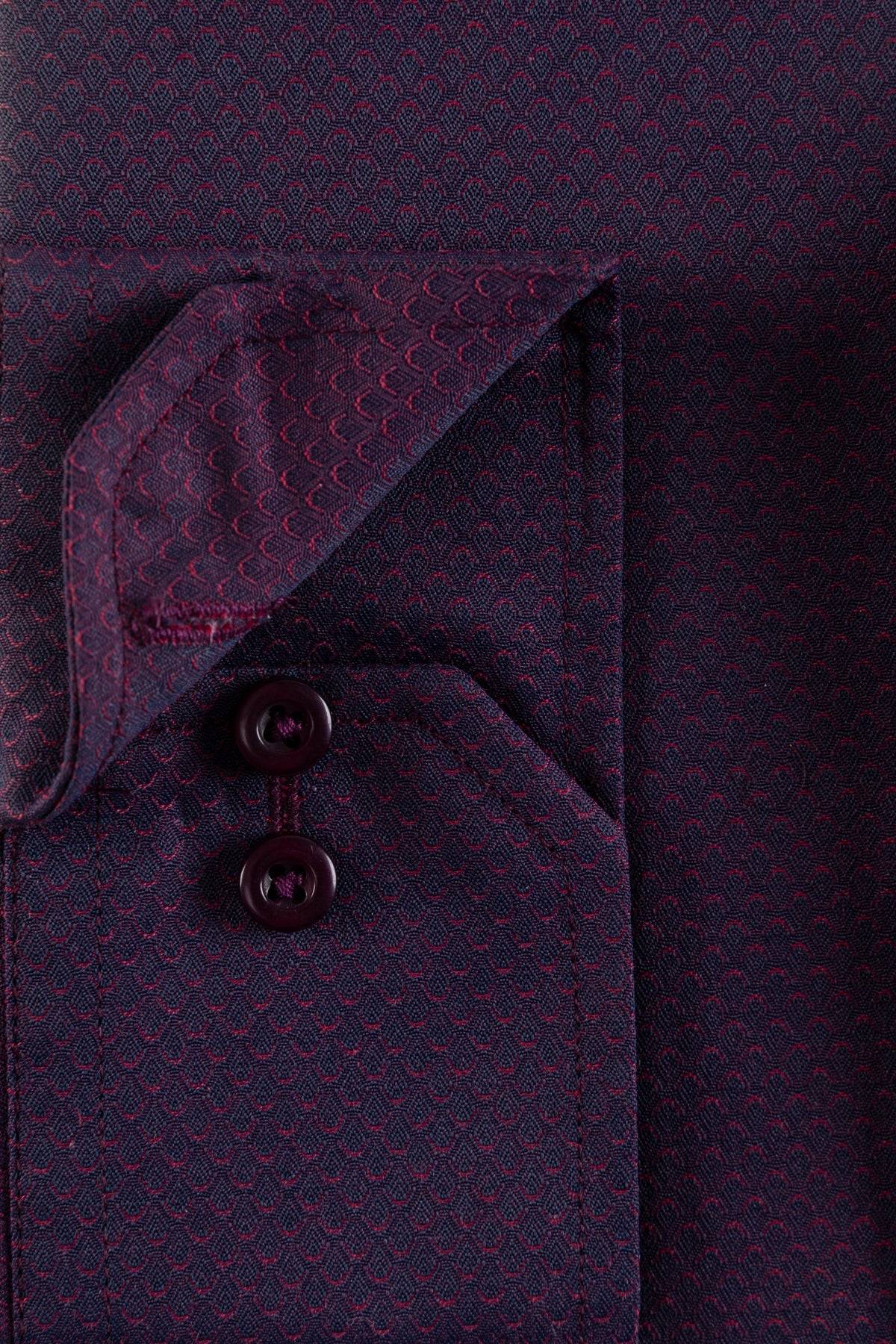 Dark Purple Self Men&#39;s Dress Shirt