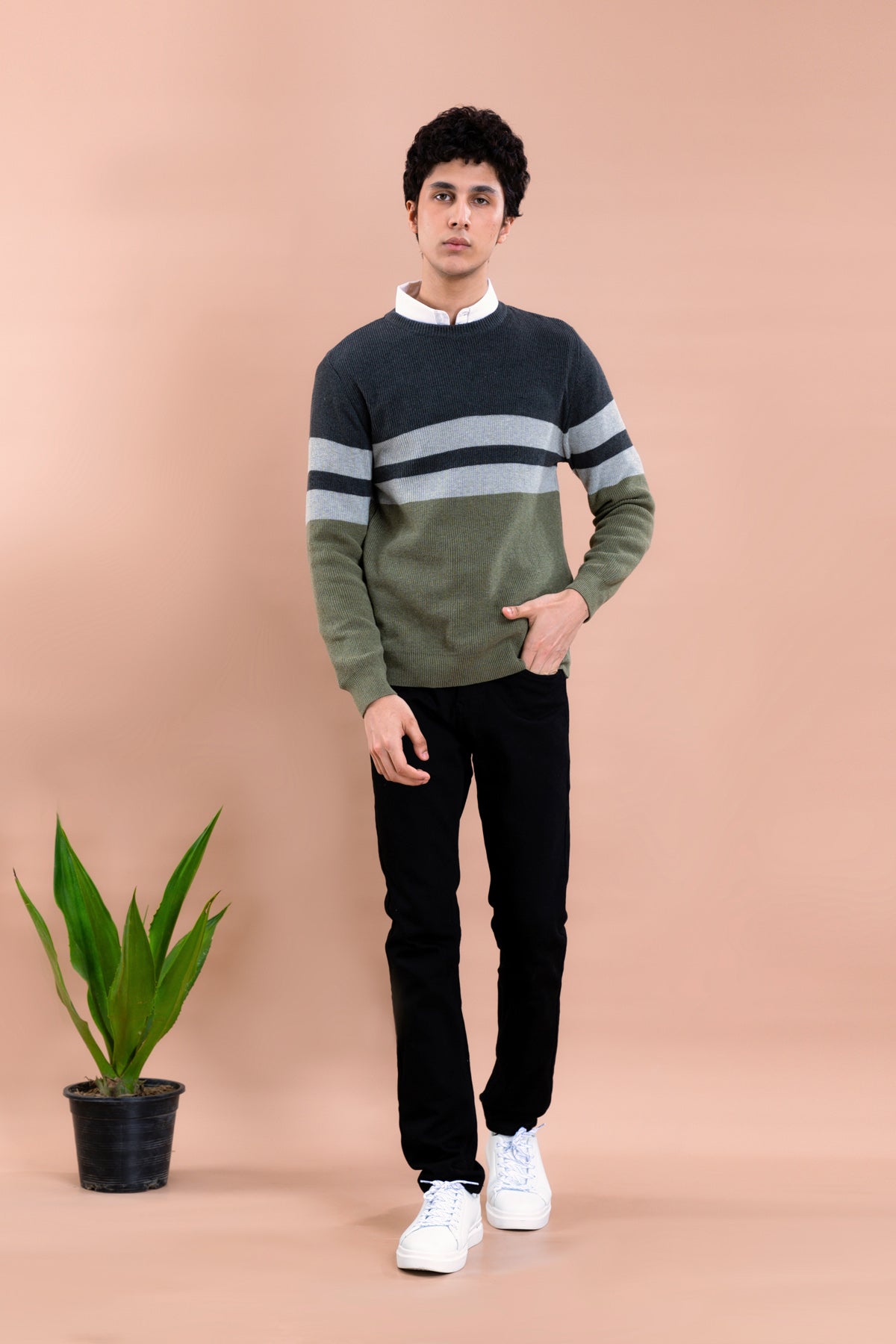 Highline Ribbed Men&#39;s Sweater.