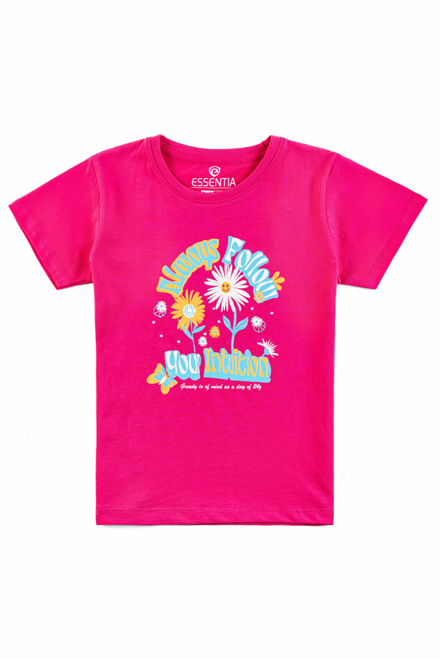 Girl&#39;s T-Shirt S/Slv.