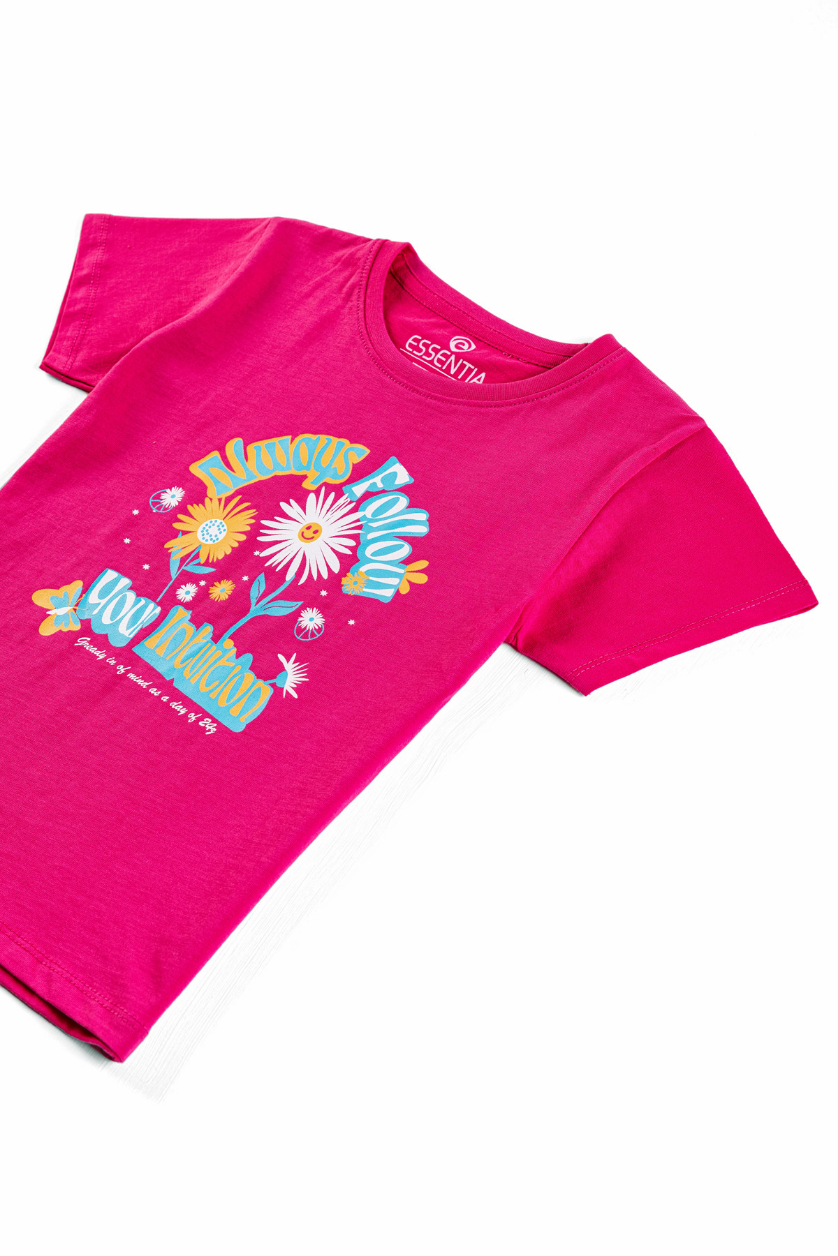 Girl&#39;s T-Shirt S/Slv.