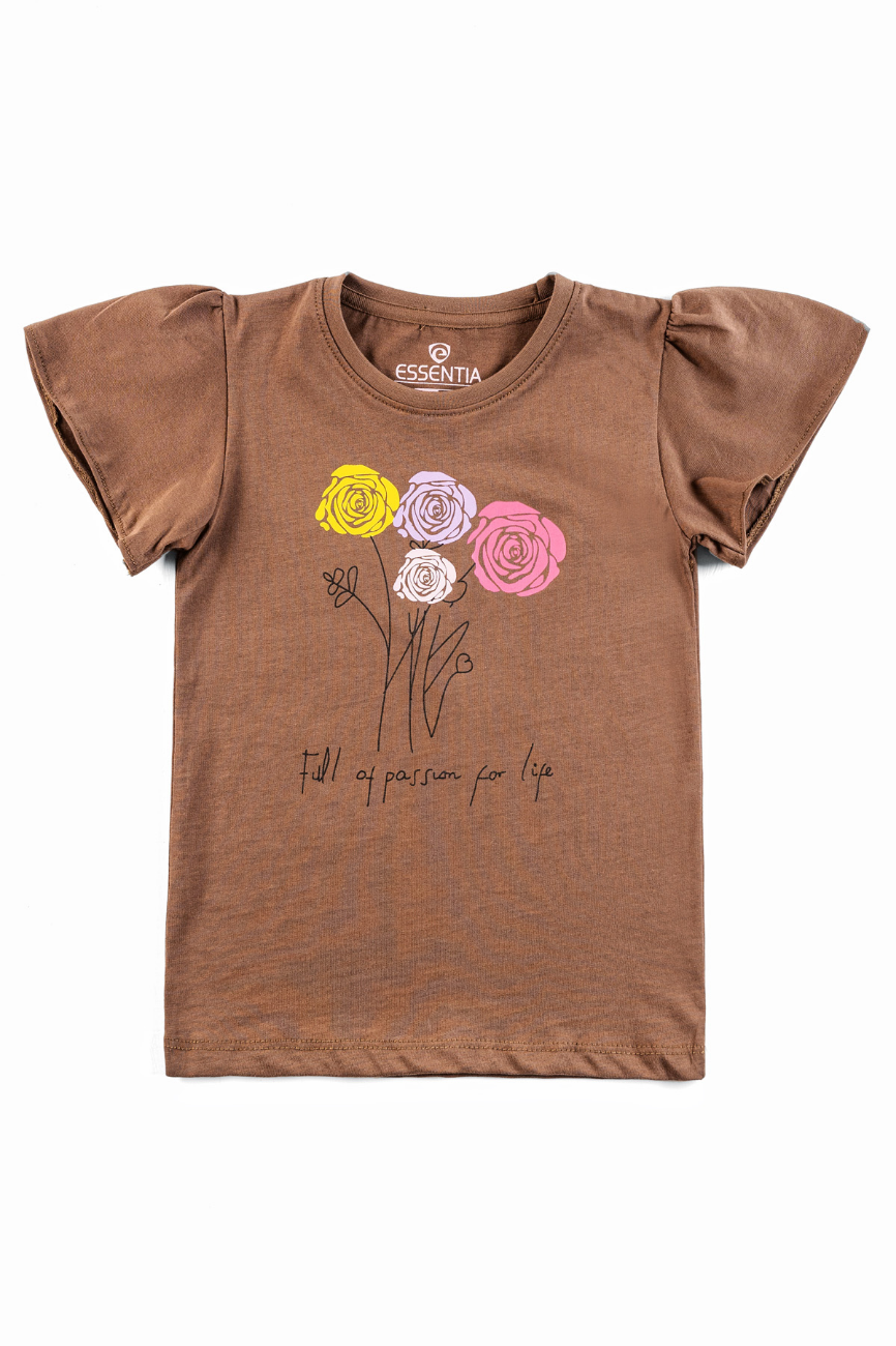 Girl&#39;s T-Shirt S/Slv.