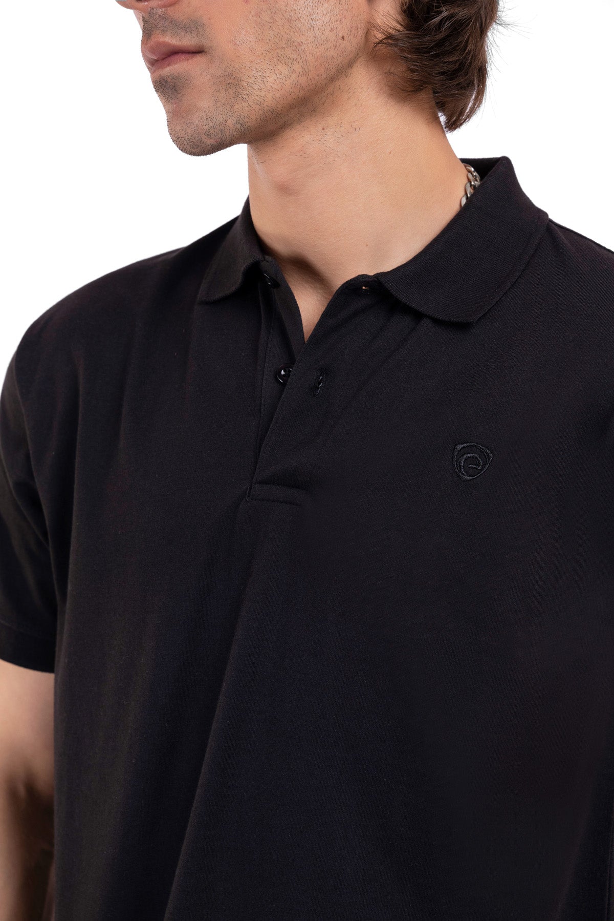 Men&#39;s Premium Basic Jet Black Polo Shirt