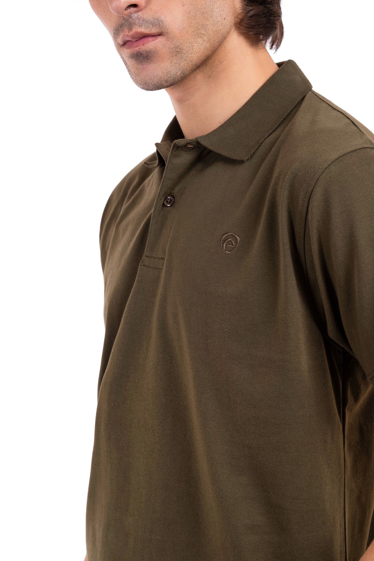 Men&#39;s Premium Olive Green Polo Shirt