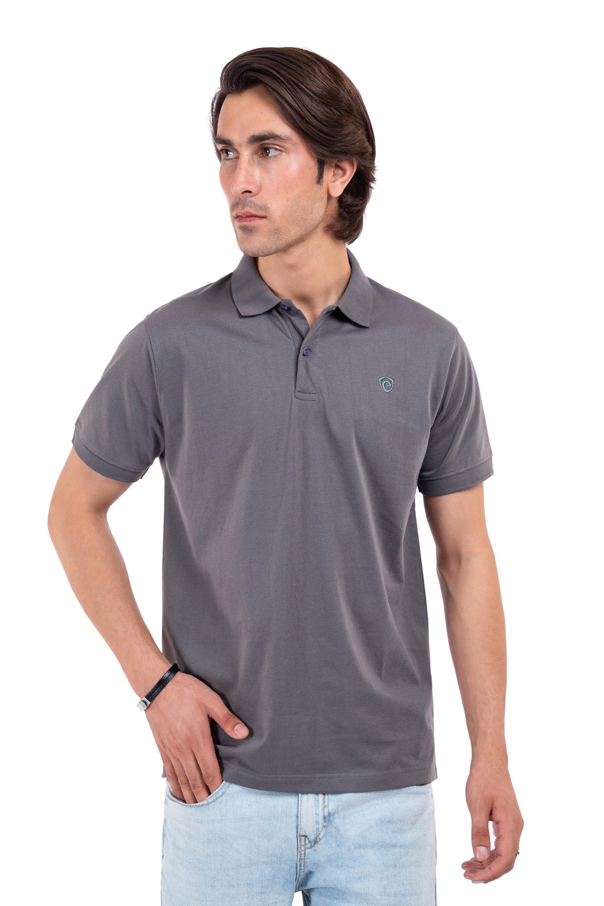 Men&#39;s Premium Dark Grey Polo Shirt