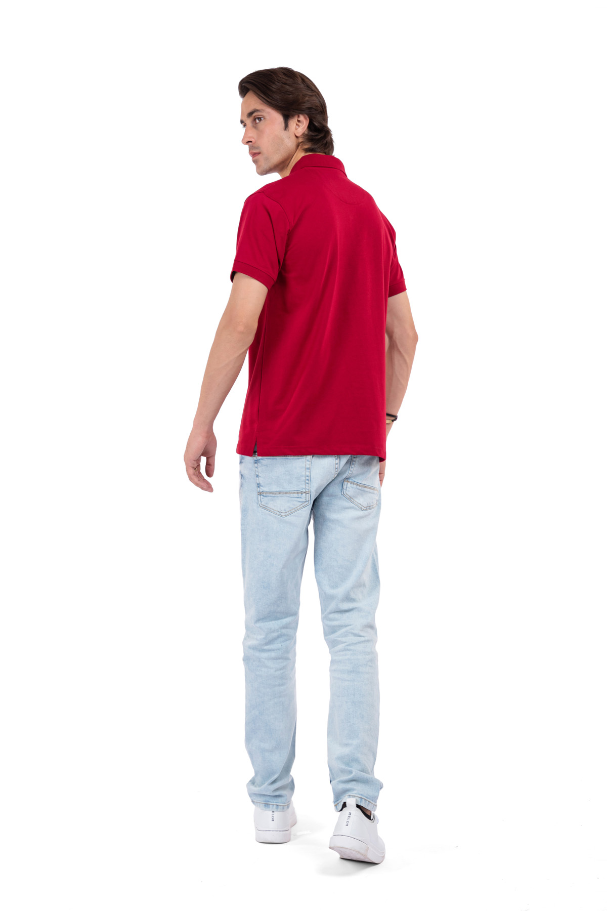 Men&#39;s Premium Basic Red Polo Shirt