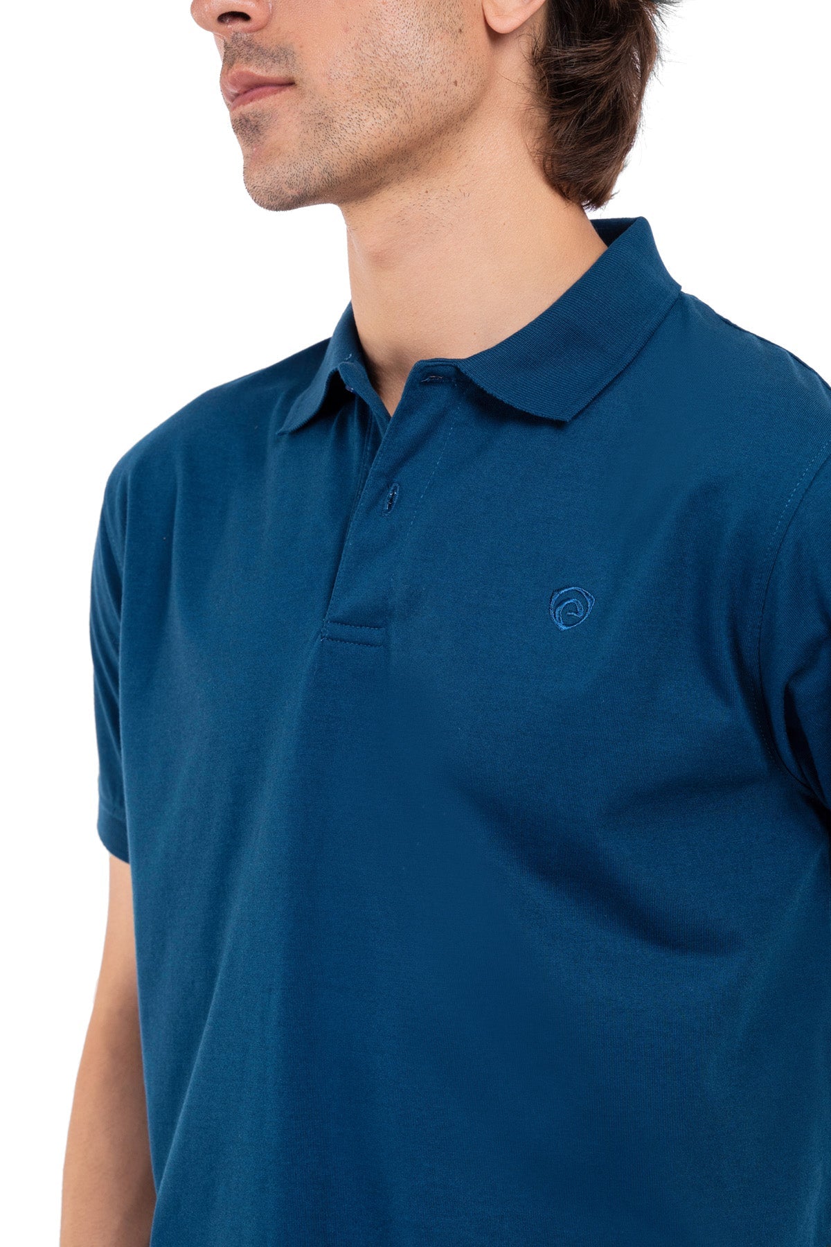 Men&#39;s Premium Basic Teal Polo Shirt