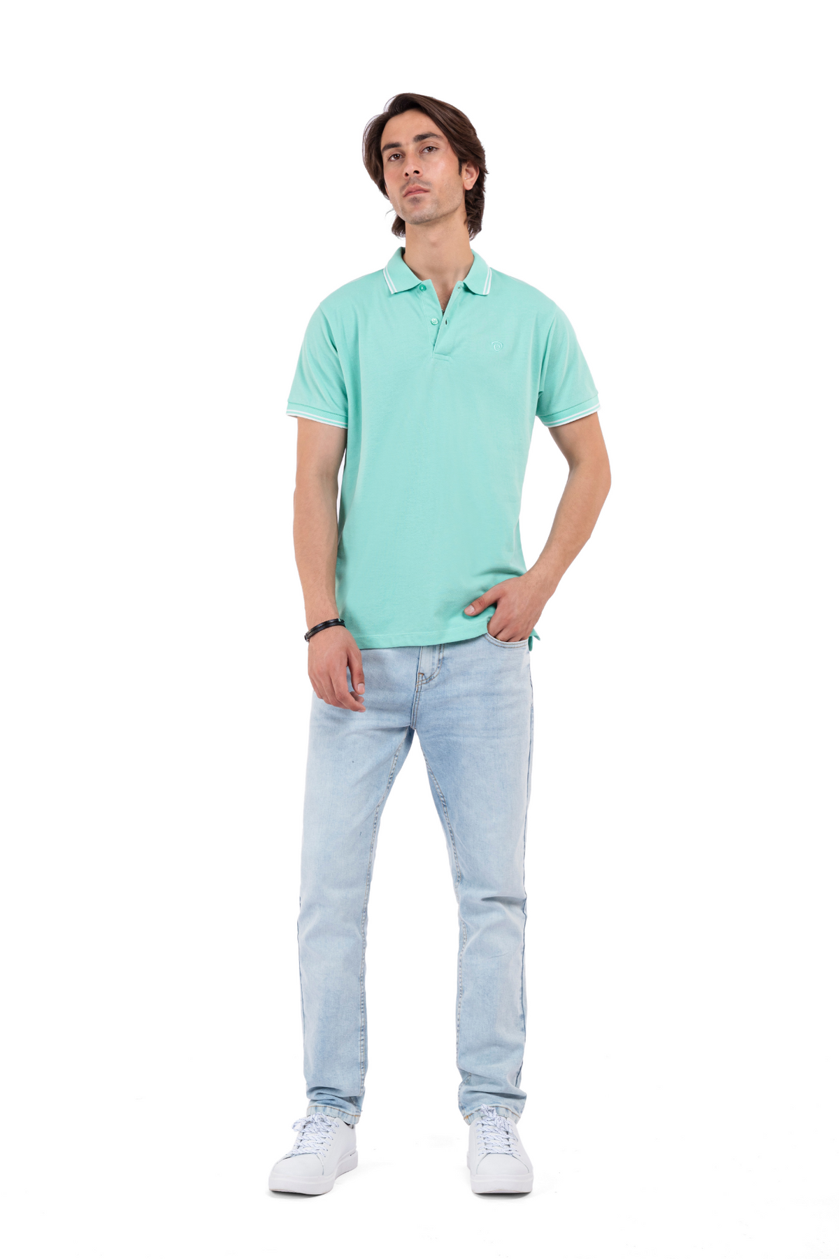 Aqua Men&#39;s Polo Shirt.