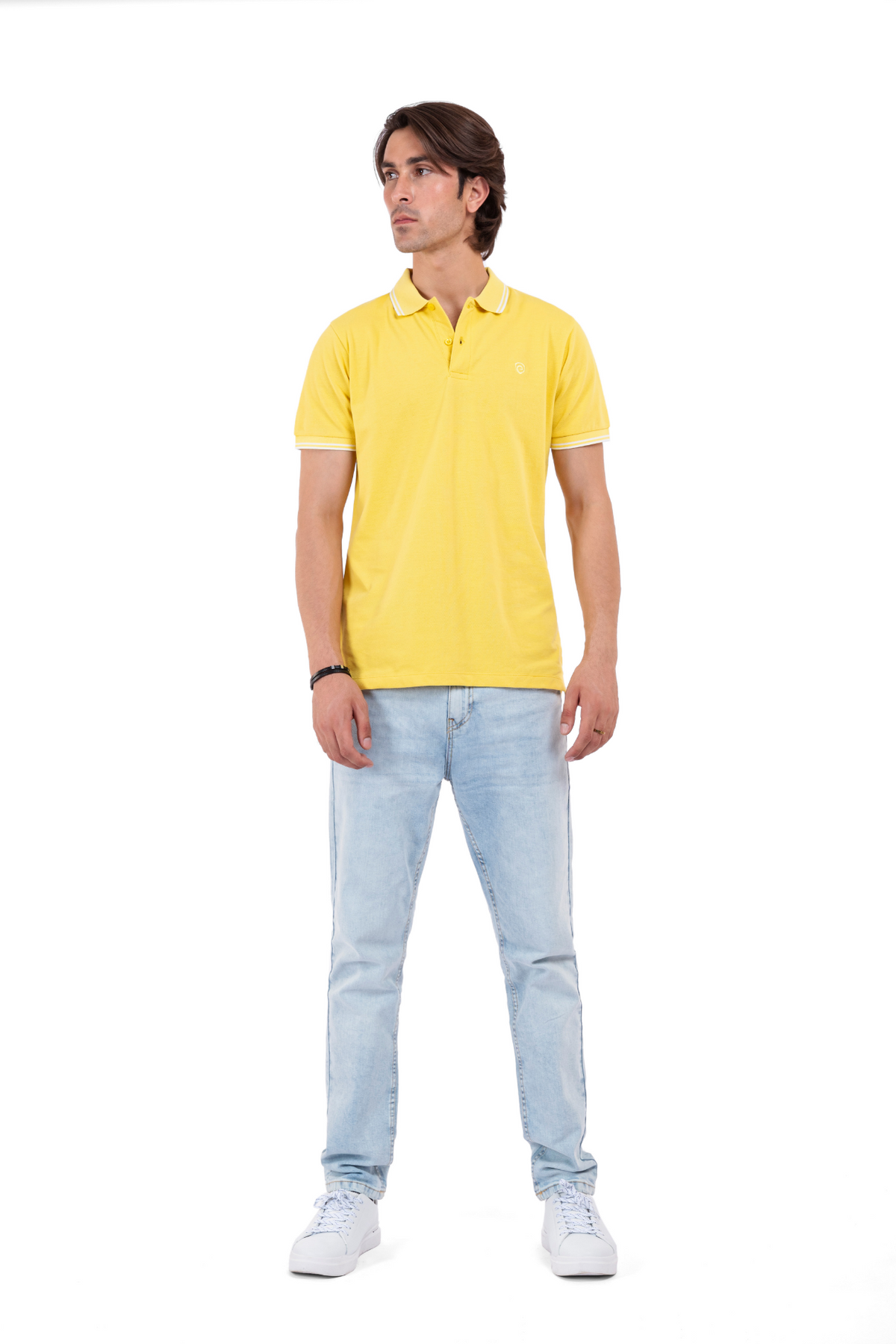 Men&#39;s Yellow Polo Shirt