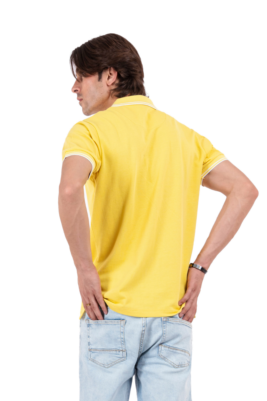 Men&#39;s Yellow Polo Shirt