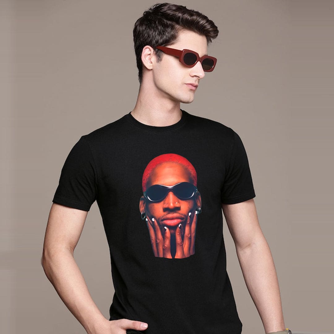 Jupiter Dennis Rodman Cotton Graphic Tee For Men