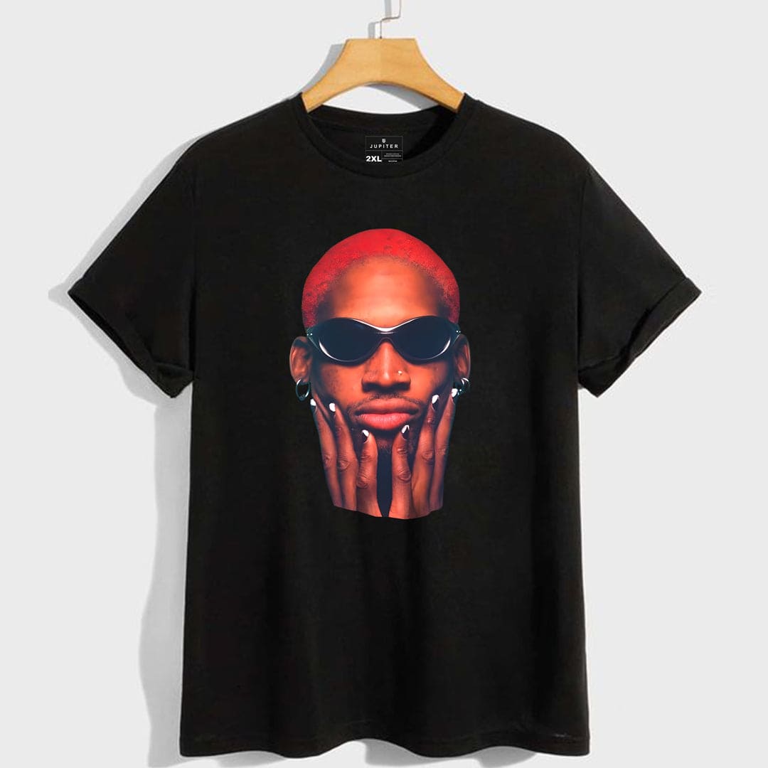 Jupiter Dennis Rodman Cotton Graphic Tee For Men