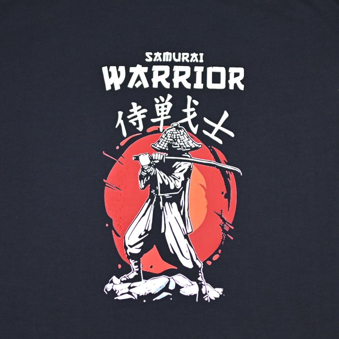 Jupiter Samurai Warrior Cotton Graphic Tee For Men