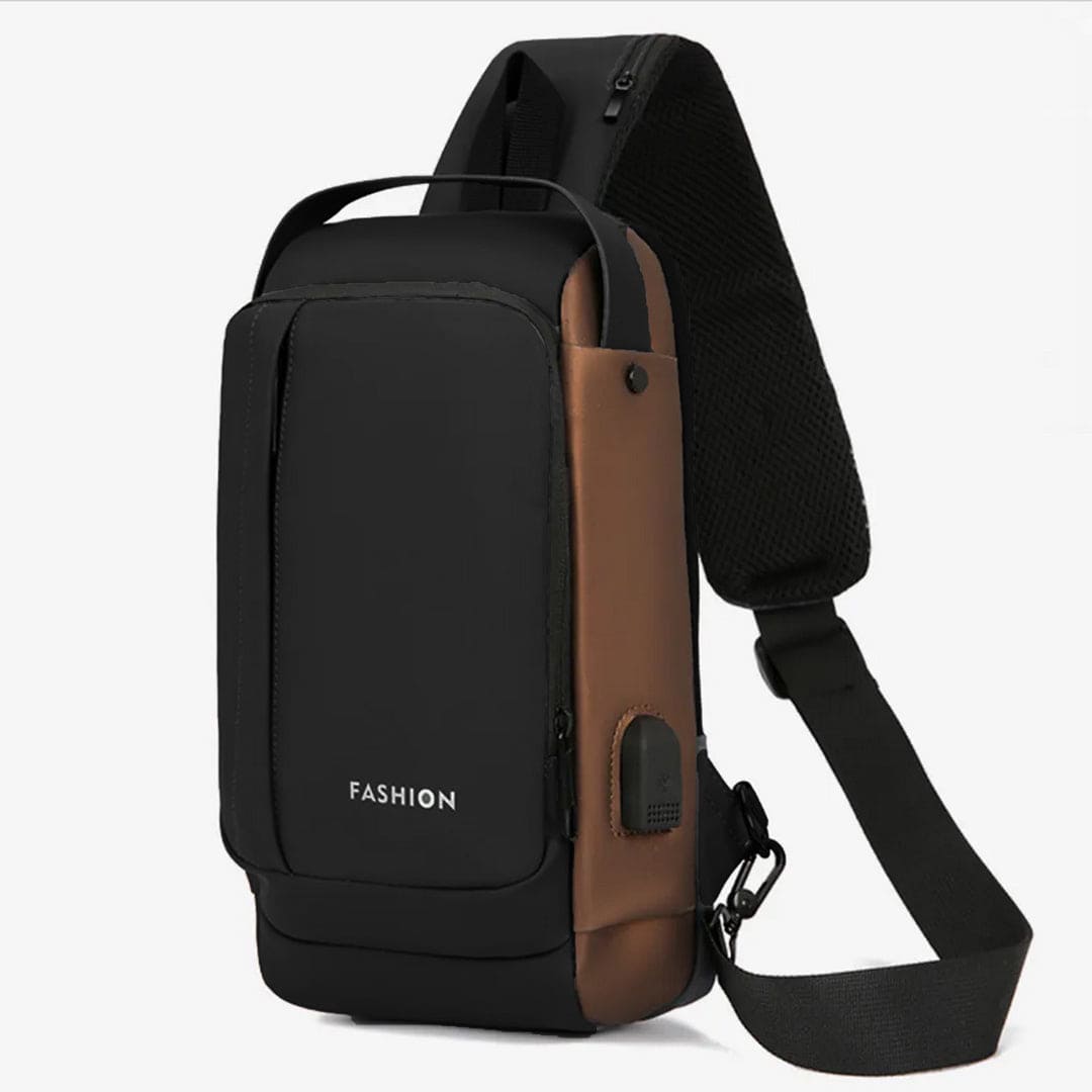 Imported Smart Usb Charging Large Storage Shoulder Bag