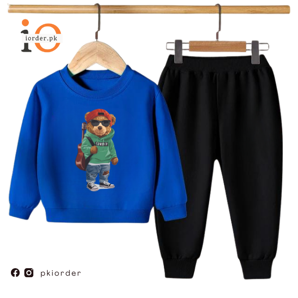 Green Bear Kids Sweatshirt &amp; Pant