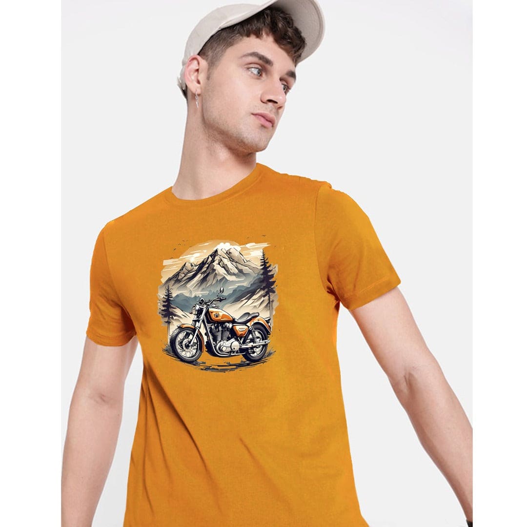 Jupiter Adventure Awaits Cotton Graphic Tee For Men