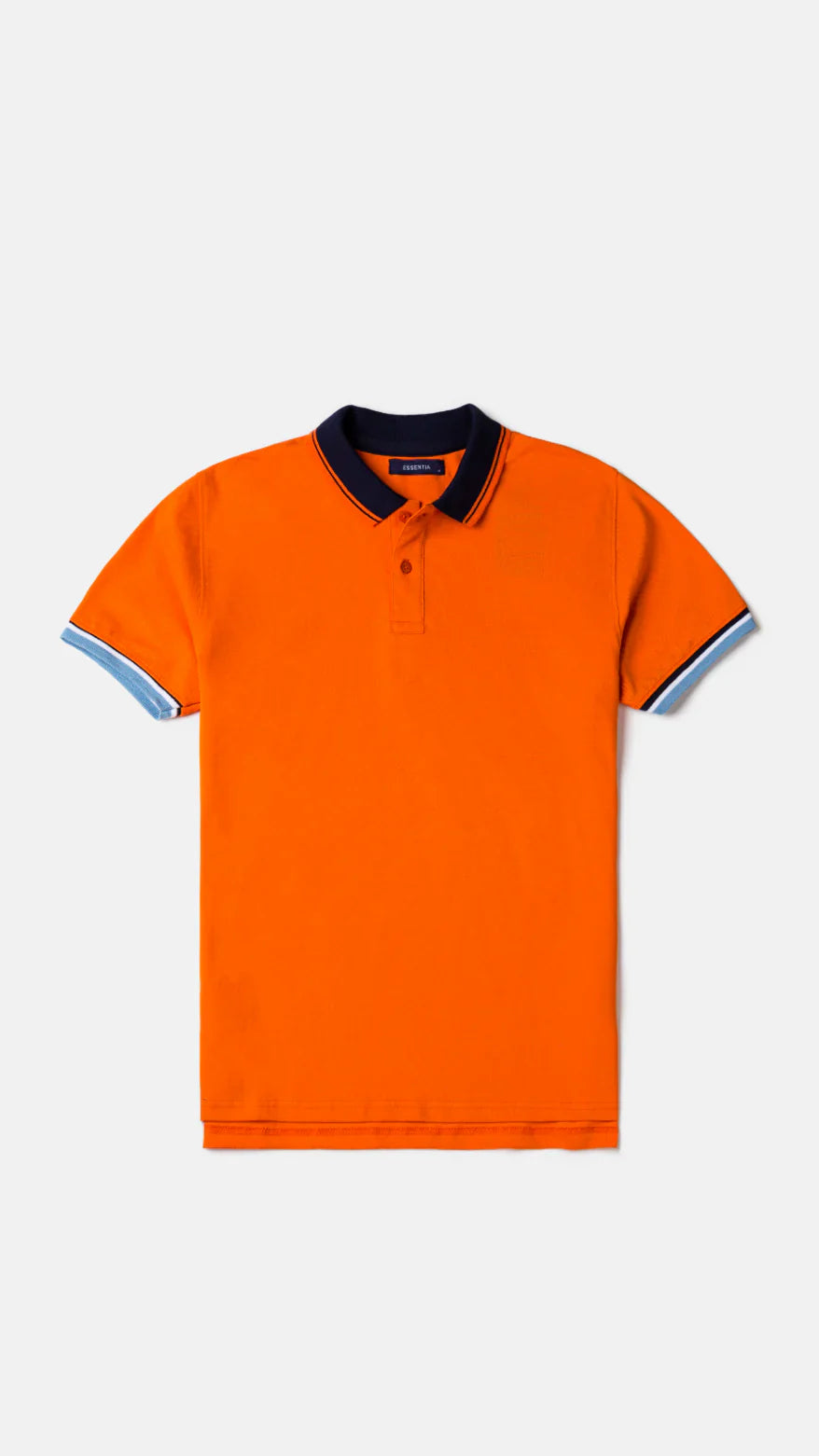 Men&#39;s Orange Short Sleeve Polo Shirt