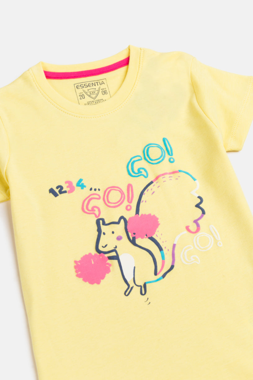 Girl&#39;s T-Shirt S/Slv.