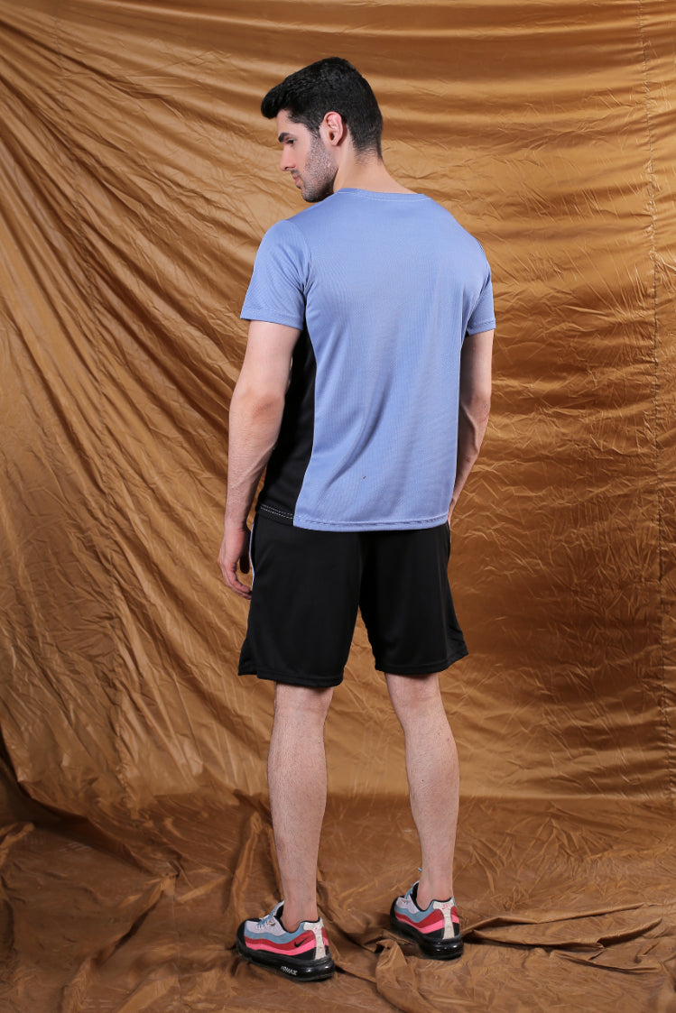 Men&#39;s Blue Panel Short