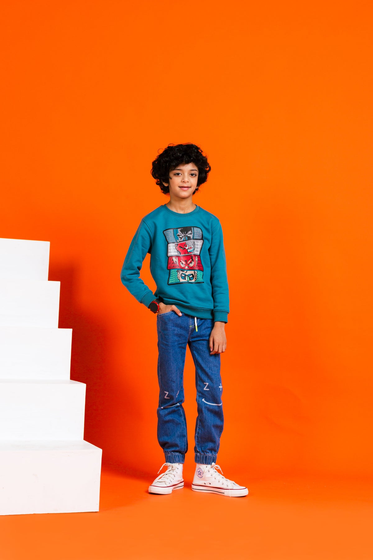 Boy&#39;s Sweatshirt F/Slv.